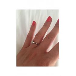 Diamond Engagement Ring Oval 0.76 Caret, VS1, J colour, GIA Certified. Size M