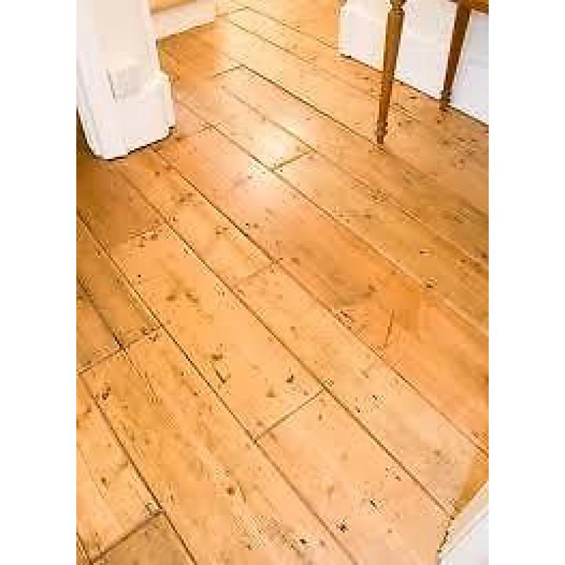 Reclaimed Pine Floor boards various sizes 6 to 11 Inch Wide
