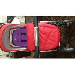 silver cross wayfarer pushchair & carrycot