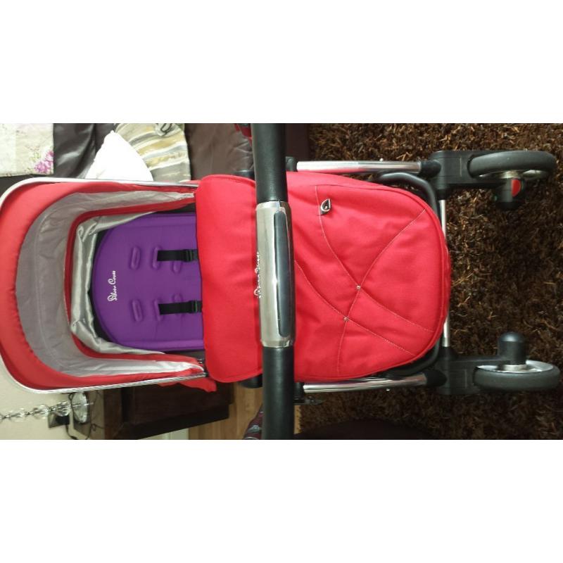 silver cross wayfarer pushchair & carrycot