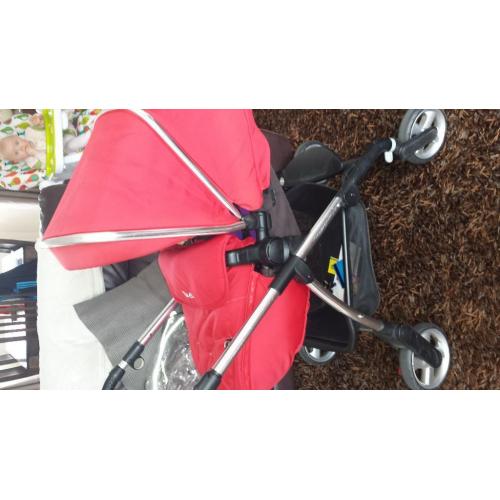 silver cross wayfarer pushchair & carrycot