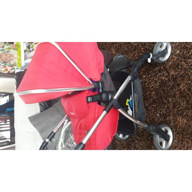 silver cross wayfarer pushchair & carrycot