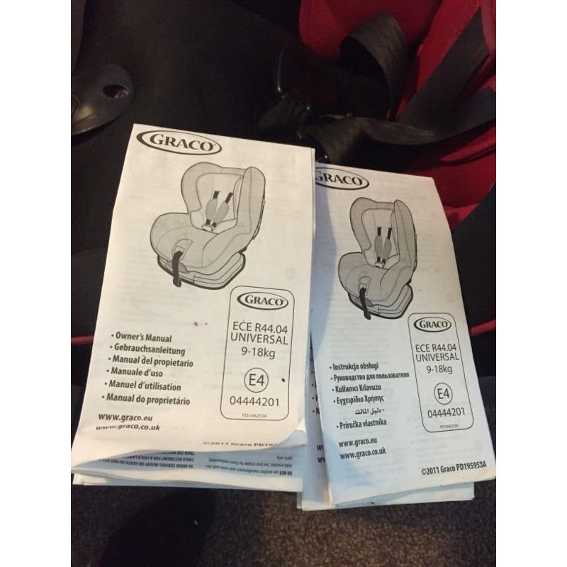 Graco carseat reclines great quality