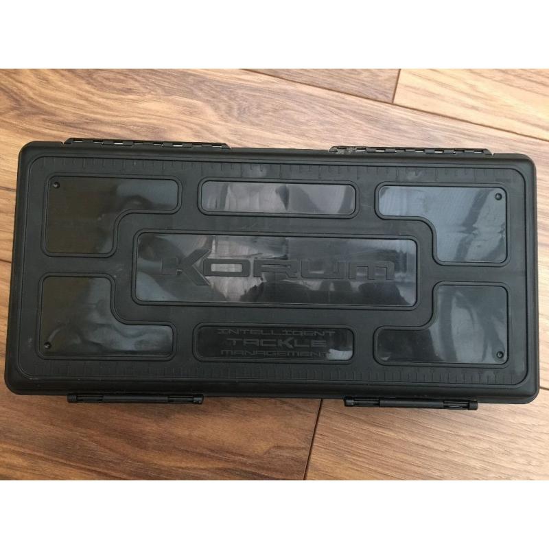Korum rig tackle box new