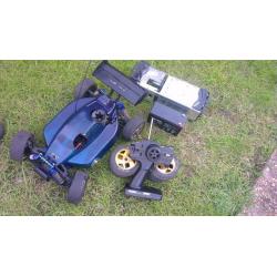 second hand RC Nitro cars three for sale