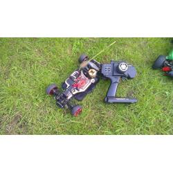 second hand RC Nitro cars three for sale