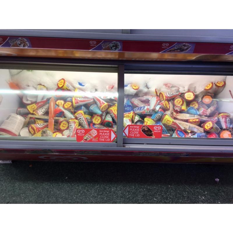 Walls Visimax Walls Shop 3 Tier Ice Cream Display Freezer