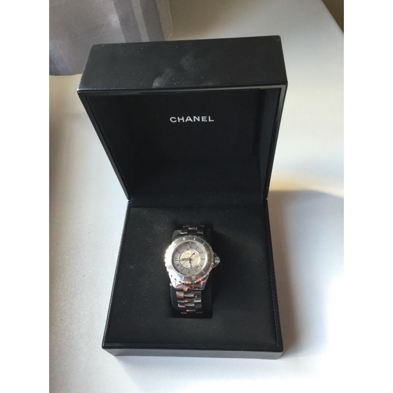 Chanel J12 Chromatic Watch. Excellent condition. Titanium Bracelet. Box and papers included.