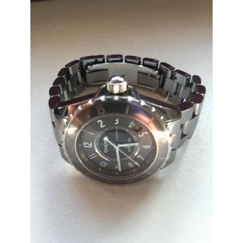 Chanel J12 Chromatic Watch. Excellent condition. Titanium Bracelet. Box and papers included.