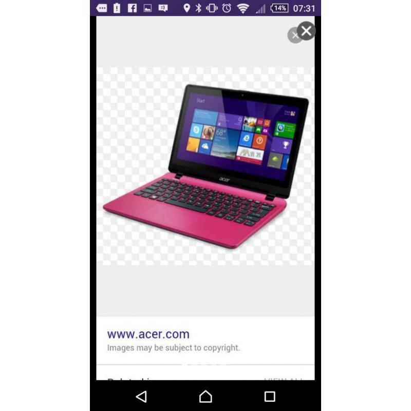 Acer aspire laptop