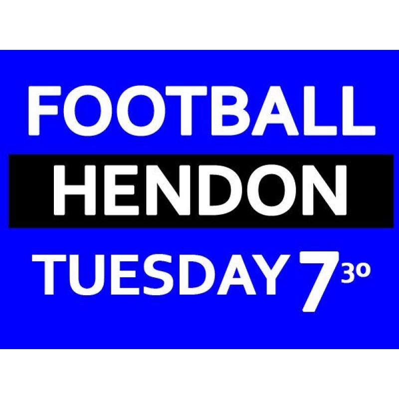 We need some players for our friendly football game every Tuesday in North London