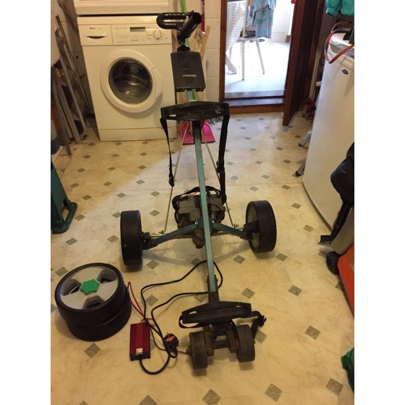 HILL BILLY all terrain electric golf trolley excellent condition