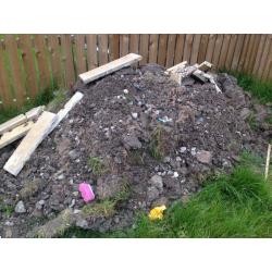 Garden soil/rubble