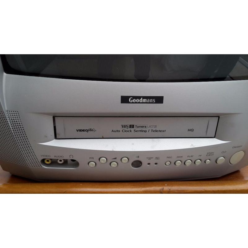 TV with video player in good working order. Small. Ideal spare.