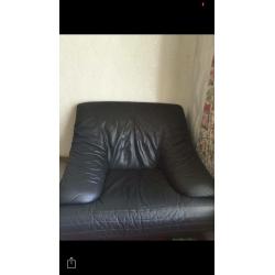 Leather sofa