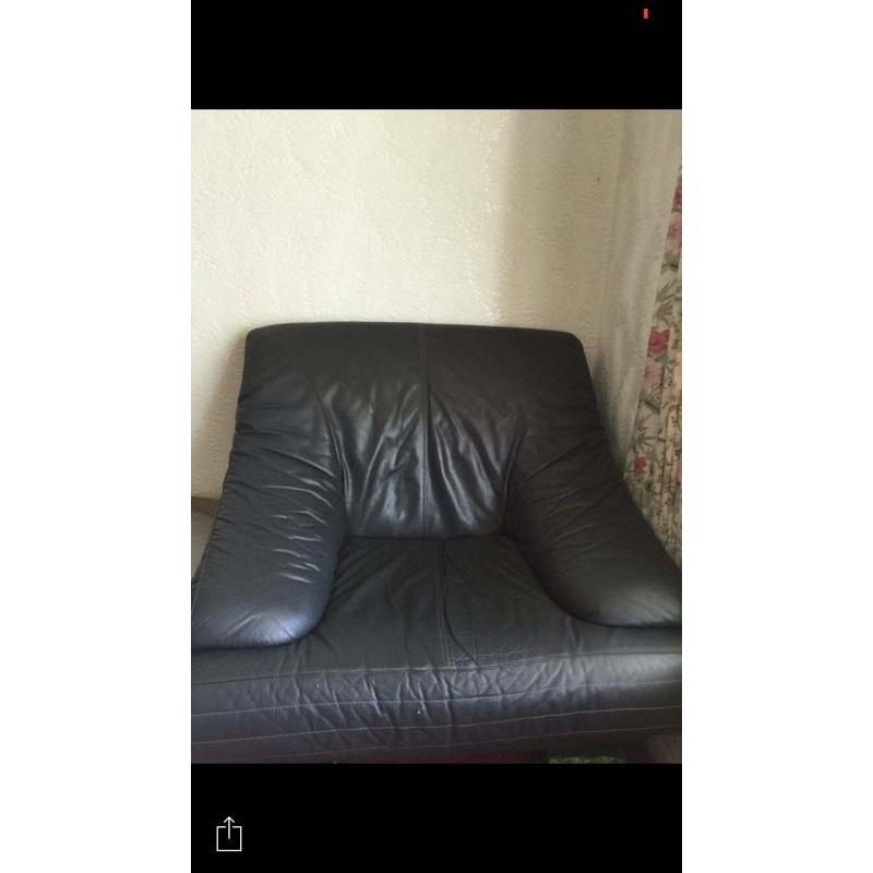 Leather sofa