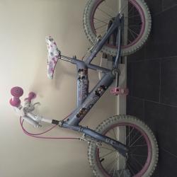 Girls 16" puppy bike