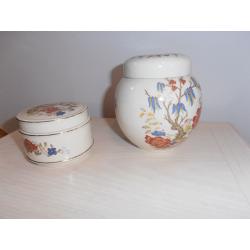 ginger jar and trinket dish