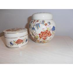 ginger jar and trinket dish