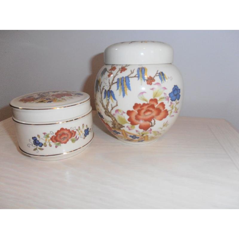 ginger jar and trinket dish