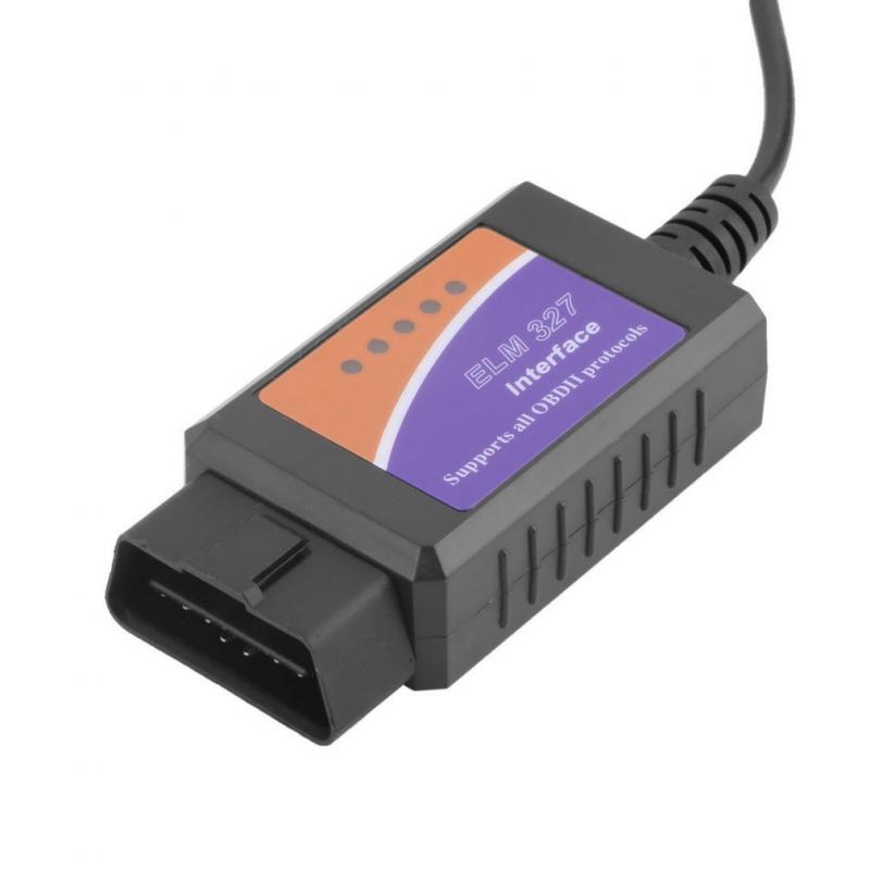 ELM327 OBD2 OBDII CAN-BUS Auto Car USB Diagnostic Interface Code Scanner