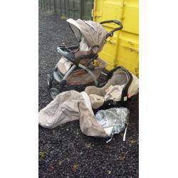 GRACO CAR SEAT AND PUSHCHAIR