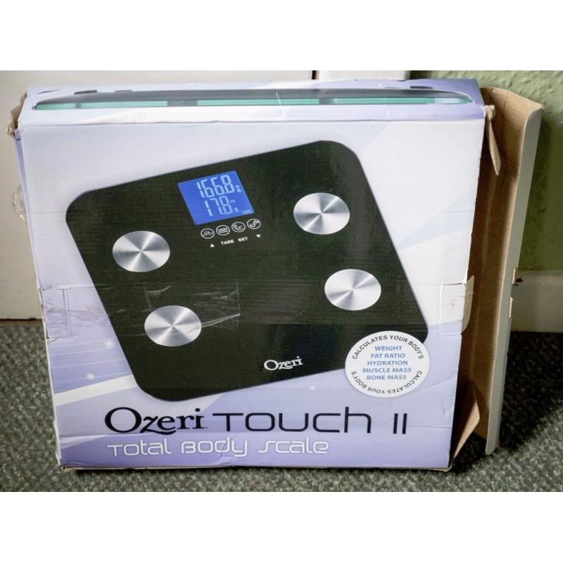 Tanita BC601 Innerscan V and Ozeri Touch II Body Fat Composition Bathroom Scales - Spares or repair