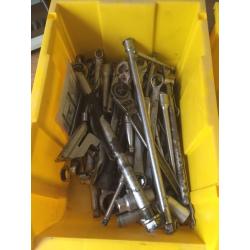 Assorted tools - spammers, screwdrivers, bits etc (car boot?)