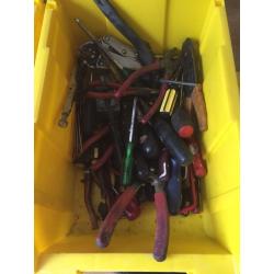 Assorted tools - spammers, screwdrivers, bits etc (car boot?)