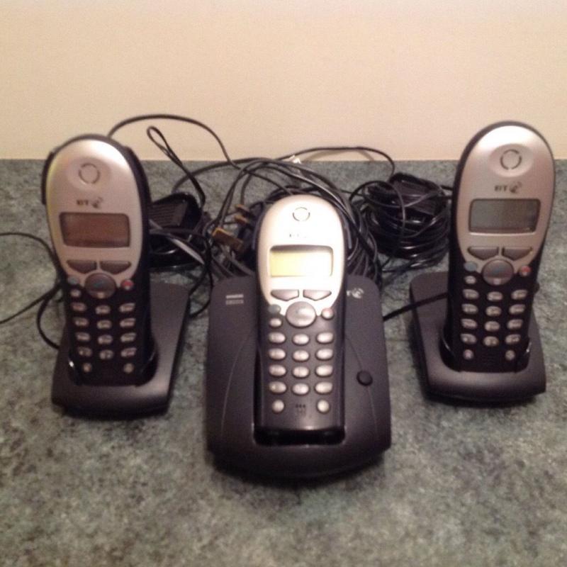BT Diverse 5210. Set of three phones.