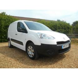2013 13 PEUGEOT PARTNER 1.6HDI 850 1 OWNER FSH 52000 MILES IMMACULATE VAN