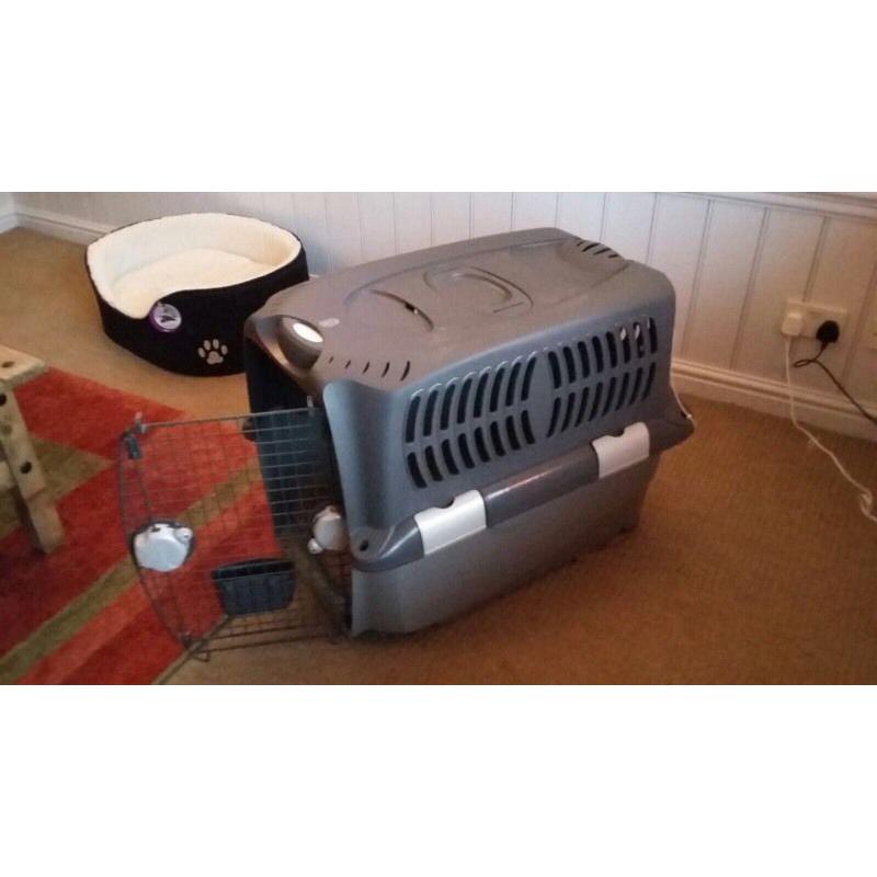 Airline approved dog crate