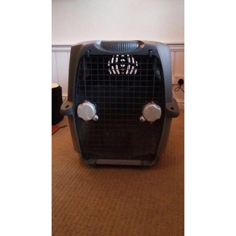 Airline approved dog crate