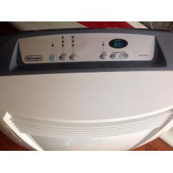 New DeLonghi mobile remote 8500ltr type nf170 air conditioning, dehumidifying, fan with remote.