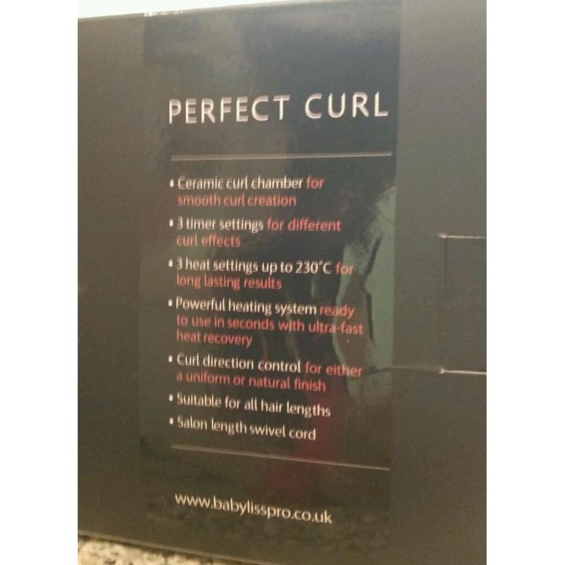 Babyliss Pro Perfect Curl (used once, in box)
