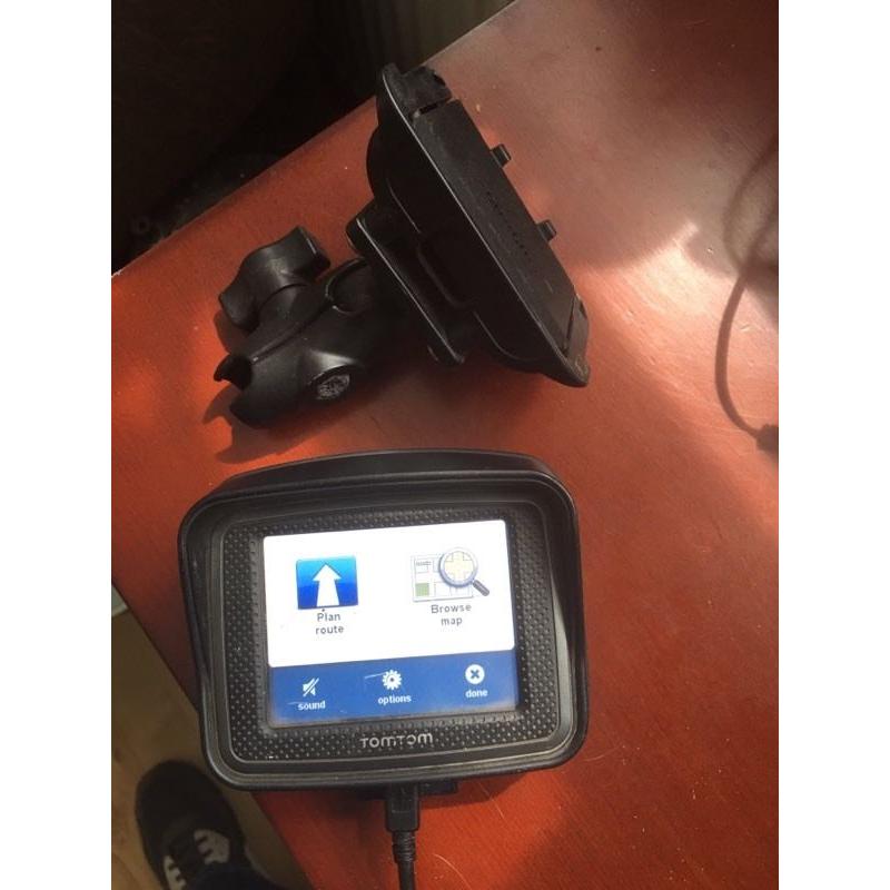 Tomtom rider motorbike sat nav