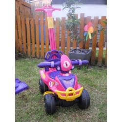 Chad Valley Pink an dPurple Buddy Quad