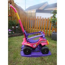 Chad Valley Pink an dPurple Buddy Quad