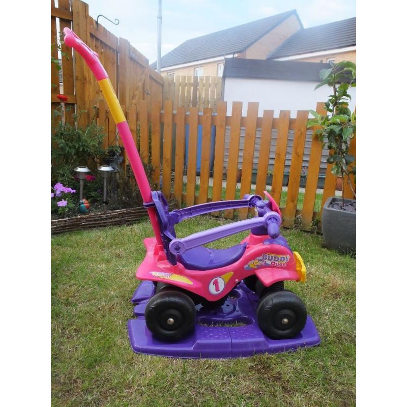 Chad Valley Pink an dPurple Buddy Quad