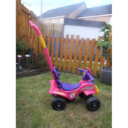 Chad Valley Pink an dPurple Buddy Quad