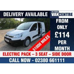 CITROEN BERLINGO 1.6 HDI LX ELECTRIC PACK SIDE LOADING DOOR LIGHT USE