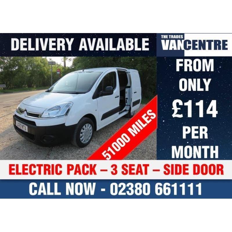 CITROEN BERLINGO 1.6 HDI LX ELECTRIC PACK SIDE LOADING DOOR LIGHT USE