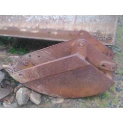 Ford 4550 digger, tractor, plant