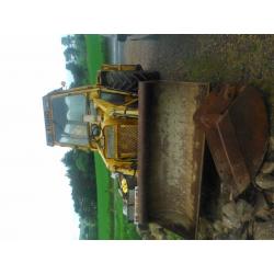 Ford 4550 digger, tractor, plant