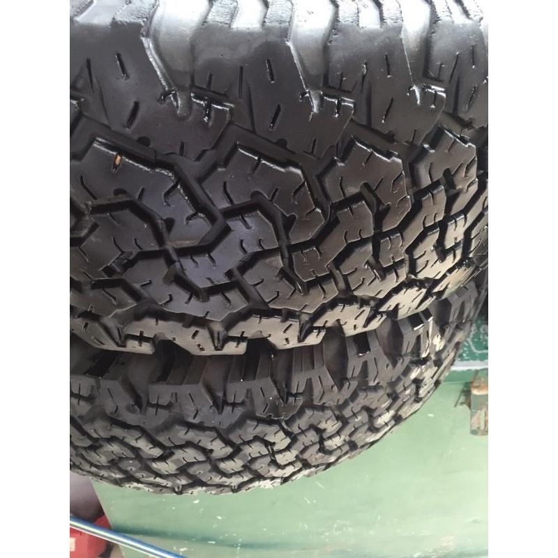 BF GOODRICH TYRES 265 70 16 x4 ALL TERRAIN