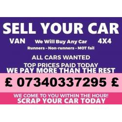 wanted cars vans trucks 4x4 mpvs caravans campers motorcycles quads diggers dumpers forklifts scrap'