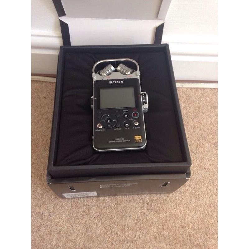 Sony PCM D100 handheld recorder