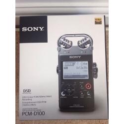 Sony PCM D100 handheld recorder