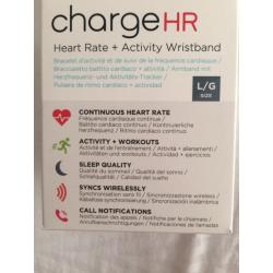 fitbit charge HR Black Size Large BRAND NEW AND NEVER BEEN OPENED