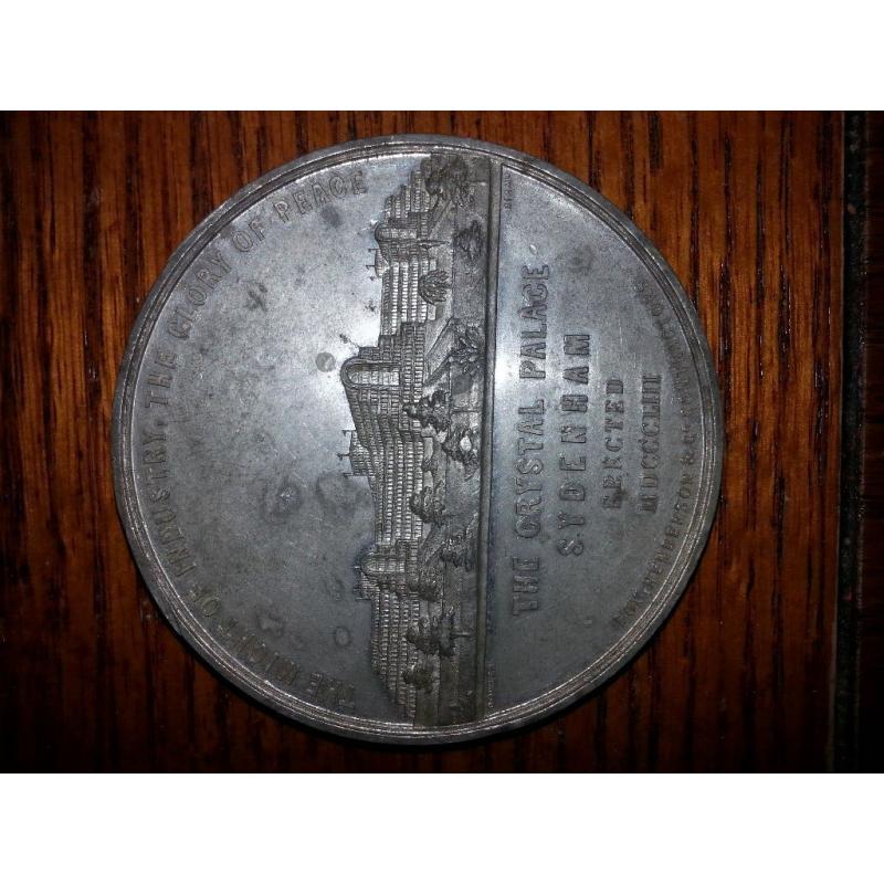 The Crystal Palace Sydenham Erected 1853 Medal